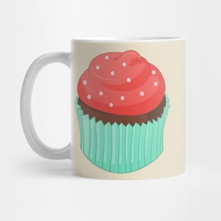 Chocolate Strawberry Cupcake Mug